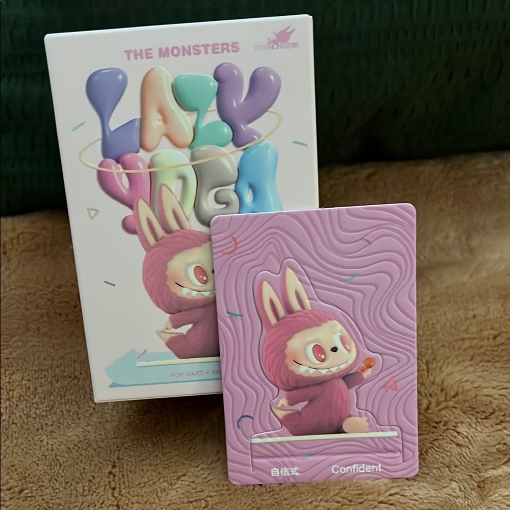 The Monsters Lazy Yoga- Confident Figure by Pop Mart - Pink